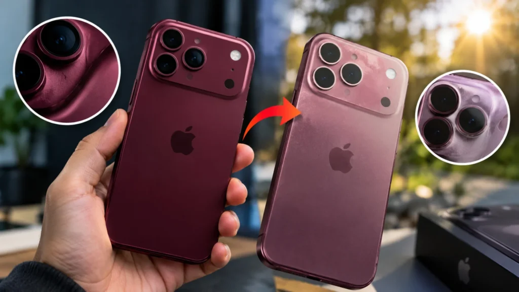 iPhone 18 Pro Owners Report Burgundy Discoloration Around the Camera Area